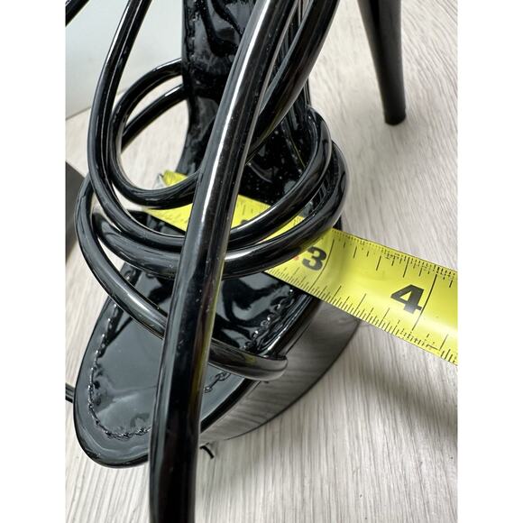 Cape Robbin Lili Ankle Strap Round Toe Platform Heels (Lili) 7, black - Picture 13 of 14